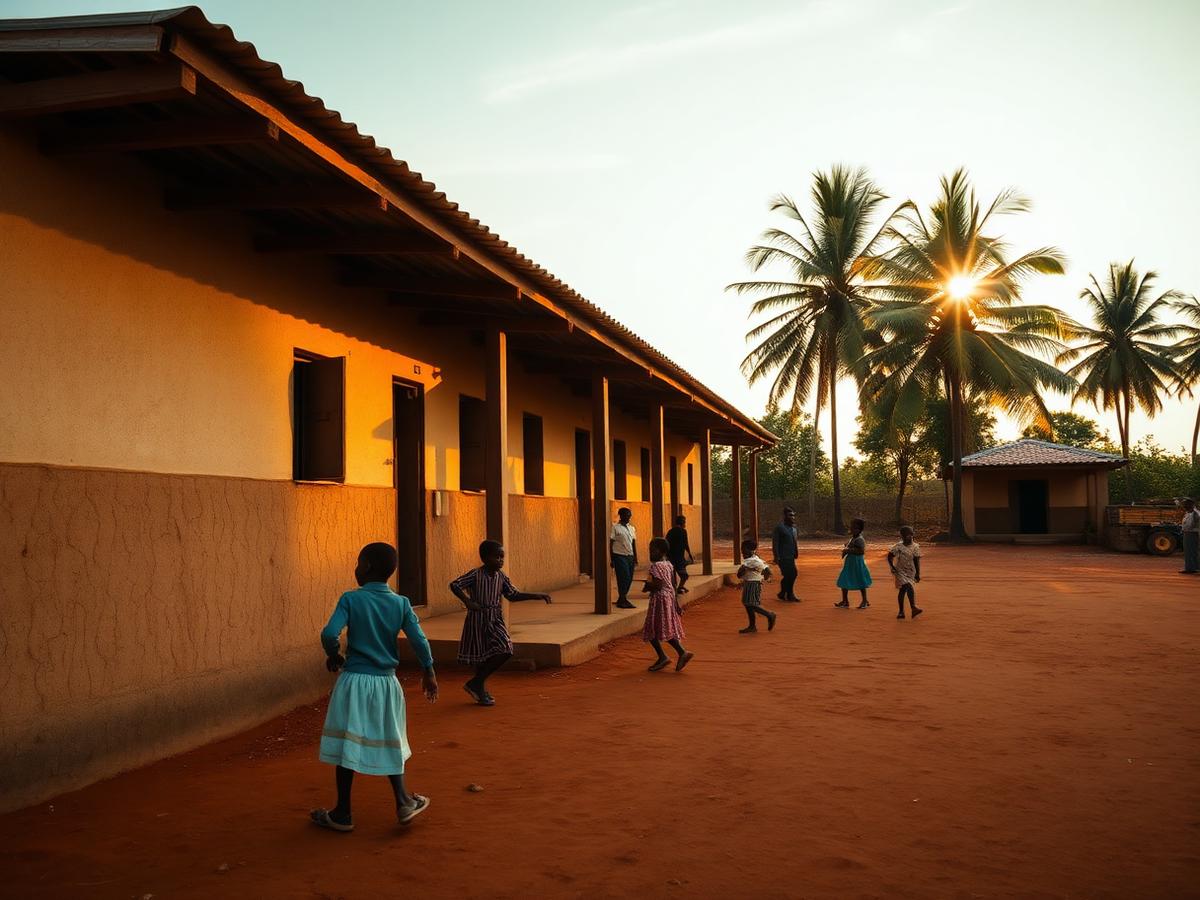 École primaire récemment réhabilitée dans la commune